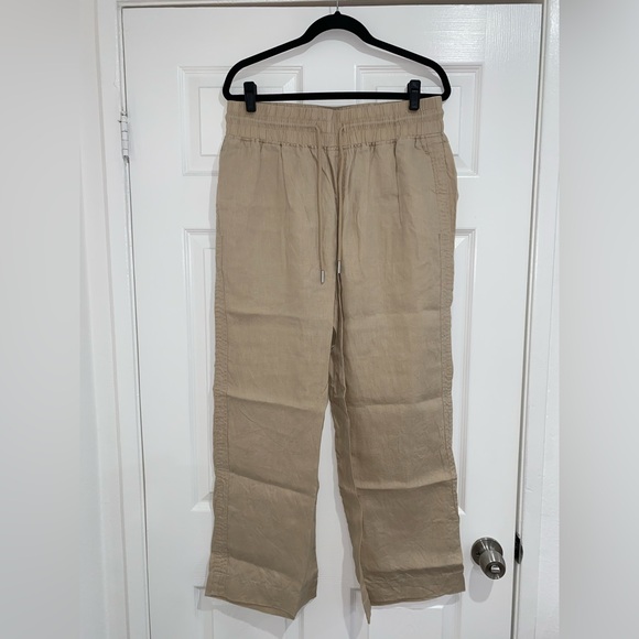 QUINCE 100% European Linen Wide Leg Pant (L) - Picture 5 of 10